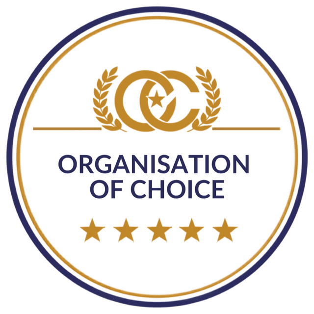 Organisation of Choice certification seal